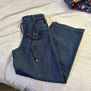 Dark Blue Denim Pants